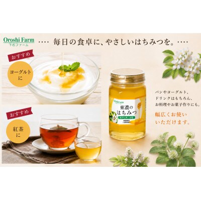 東濃のはちみつ　あかしあ・百花　500g