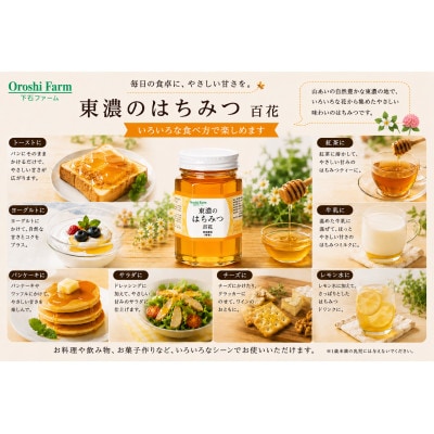 東濃のはちみつ　百花　500g