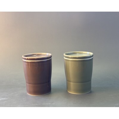 051　StackStock グロス　カップ/プレートS Matcha×Azuki4Pセット