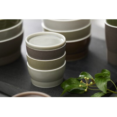 048　StackStock グロス　プレートS・ボウルS 3色セット