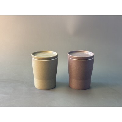 031　StackStockマット　カップ/プレートS　4点セット Matcha×Azuki