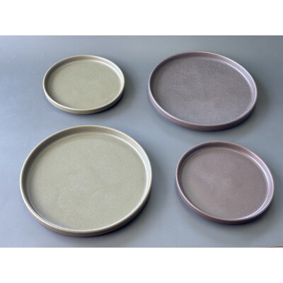 034　StackStockマット　プレートM/L4点セット　 Matcha×Azuki