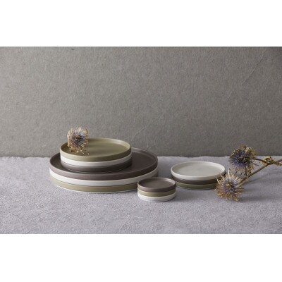034　StackStockマット　プレートM/L4点セット　 Matcha×Azuki