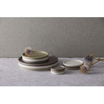 036　StackStock マット　プレートM/L Azuki×Sesame4Pセット