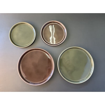 054　StackStock グロス　プレートM/L Matcha×Azuki4Pセット