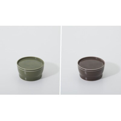 061　StackStock グロス　プレートM・ボウルM 　4点セット　Matcha×Azuki