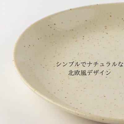 【美濃焼】ナチュラルパスタ皿5枚セット【山正各務陶器】北欧風クリーム色(551329)
