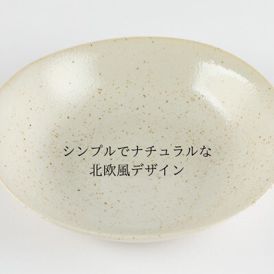 【美濃焼】ナチュラルカレー皿5枚セット【山正各務陶器】北欧風(551305)