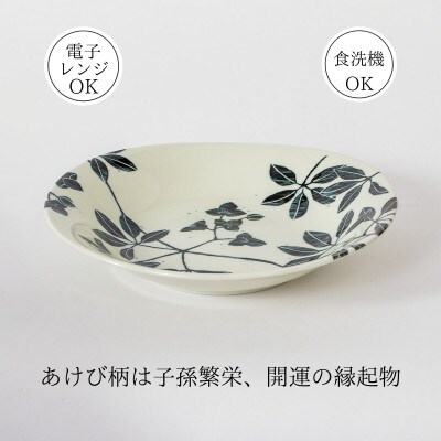【美濃焼】あけびカレー皿&小皿8点セット【山正各務陶器】(787001)電子レンジ・食洗器対応