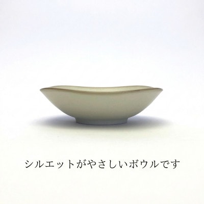 【美濃焼】淡く優しいフチドリのボウル 4点セット【山正各務陶器】 ナチュラル 北欧風 640306