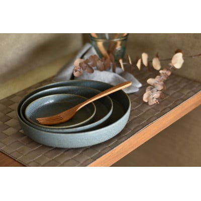 【美濃焼】cuisine キュイジーヌ スプーム(S・M・L)セット ブルー【金正陶器】