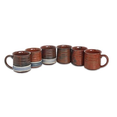 Vintage pottery Mug Classical テラ&ホライズンペアマグカップ