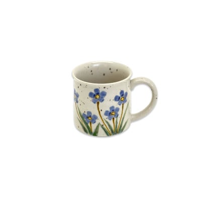 Vintage pottery Mug Botanical ～ブルーブロッサム～
