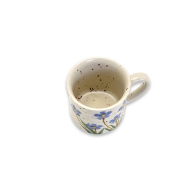 Vintage pottery Mug Botanical ～ブルーブロッサム～