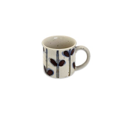 Vintage pottery Mug Botanical ～スプラウト～