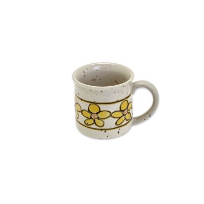 Vintage pottery Mug Botanical～サニーブルーム～