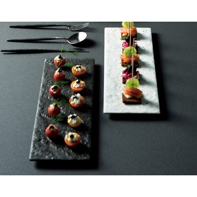 【美濃焼】響Sushiplate 長角皿 プレート ペアセット