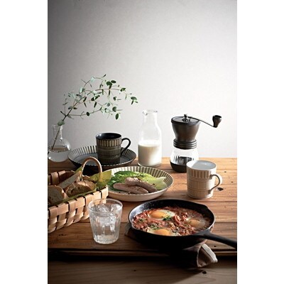 【美濃焼】サウサリート ペアブランチセット 食器4点 (大皿2点・小鉢2点)