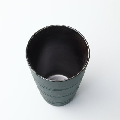【美濃焼】トールカップ  エメラルドグリーン