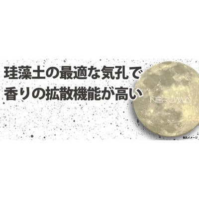 NERUMA 国産 珪藻土 アロマシート ホワイト