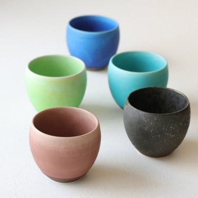 【美濃焼】 結心 コロンカップ (炭結晶) フリーカップ