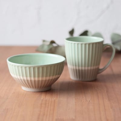 【美濃焼】 ジェラート デイリーセット (G) マグカップ 茶碗