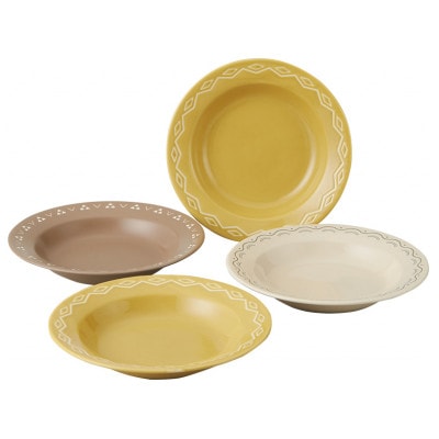 【美濃焼】23cm 深皿 4枚セット【山加商店】YMK80-184