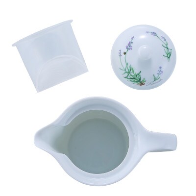 【美濃焼】セレック Vポット 390ml(新ラベンダー)【山加商店】C-SV-2