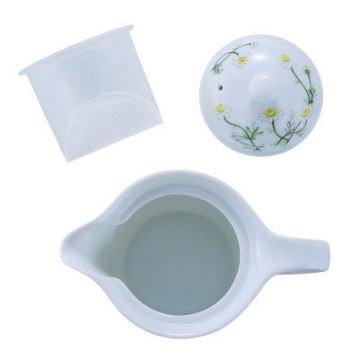 【美濃焼】セレック Vポット 390ml(新 カモミール)【山加商店】C-SV-2