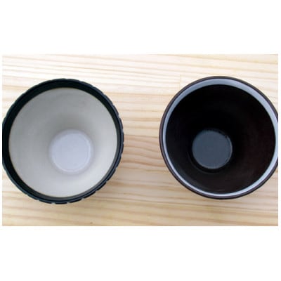 十草 反り茶碗セット