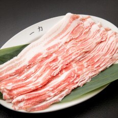 【熊本県天草産】天草ポークの薄切りバラ肉　1kg