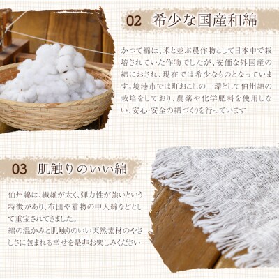 伯州綿ハンカチ