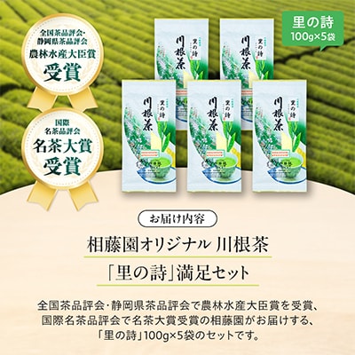 相藤園オリジナル 川根茶「里の詩」満足セット