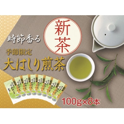 坂本園の新茶 静岡川根茶大走り新茶100g×8本【5月上旬～6月末発送】