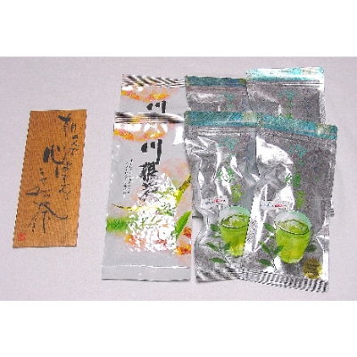上級一番茶リーフ . ティーパック入り緑茶 詰め合わせA