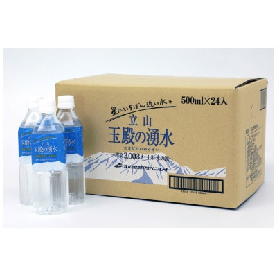 星にいちばん近い水3003　立山玉殿の湧水 500ml×24本