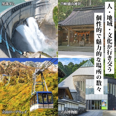 【富山 立山ツアー】立山町 後から選べる旅行Webカタログで使える! 旅行クーポン300,000円分