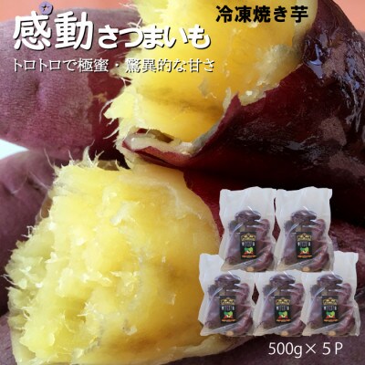感動さつまいも(熟成紅はるか)【冷凍焼芋】500g×5パック