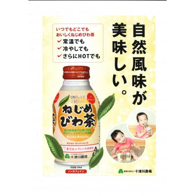 ねじめびわ茶　ボトル缶【1ケース】(24本入り)
