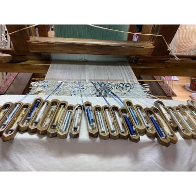 【さとふる限定】袋帯　桃山菊桐文(グリーン) 本仕立て(絹芯入)
