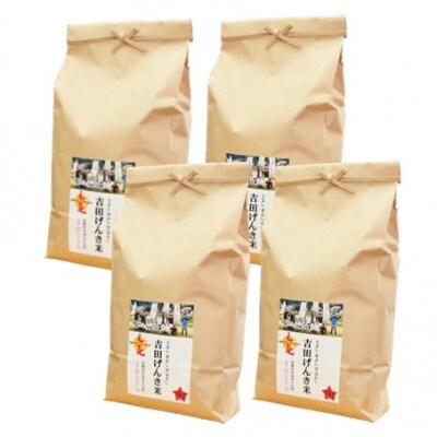 島根県雲南市産「吉田げんき米」きぬむすめ20kg(5kg×4)