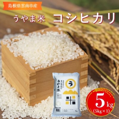 神話の里/吉田町「うやま米」コシヒカリ 5kg(5kg×1)