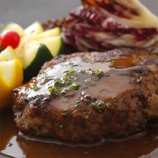 【三ツ星シェフ監修!】和牛100%ハンバーグ2個と鰯と島根県産いちじくのマリネ1個のセット