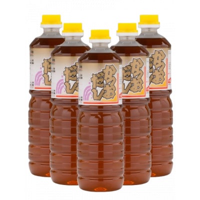 【紅梅しょうゆ】創業190年以上続く醤油店の万能調味料かつおだし　1L×6本セット