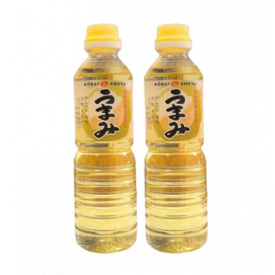 【紅梅しょうゆ】創業190年以上続く醤油店のみりん風米発酵調味料「うまみ」 500ml×2本セット