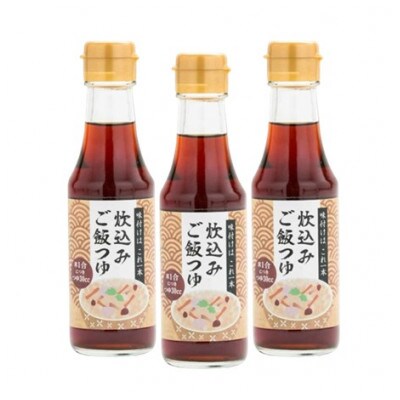 【紅梅しょうゆ】創業190年以上続く醤油店の「炊込みご飯つゆ」150ml×3本
