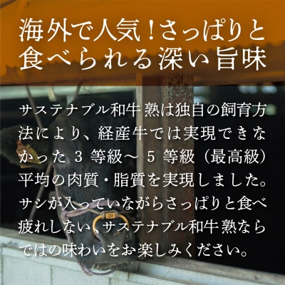 【サステナブル和牛 熟】すき焼き・しゃぶしゃぶ用(モモ/カタ/バラ/ロース)500g