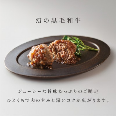 希少な奥出雲和牛100%のハンバーグ4個 和風玉ねぎソース付 【奥出雲NAORAI】(雲南市)