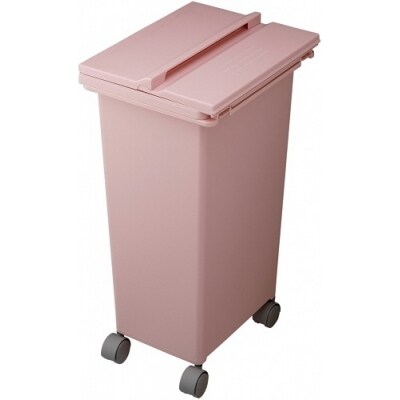 ごみ箱 ダストボックス スライド開閉 スリム おしゃれ キャスター付き l ピンク お礼品詳細 ふるさと納税なら さとふる