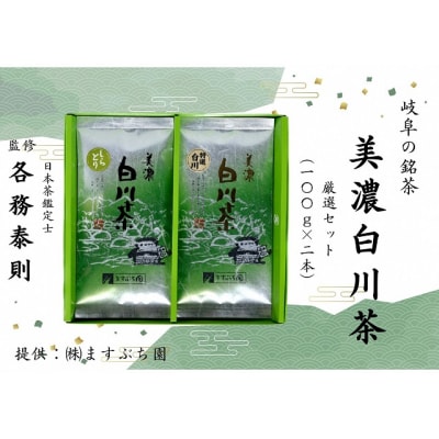 [岐阜の銘茶]美濃白川茶厳選セット(2袋入り)